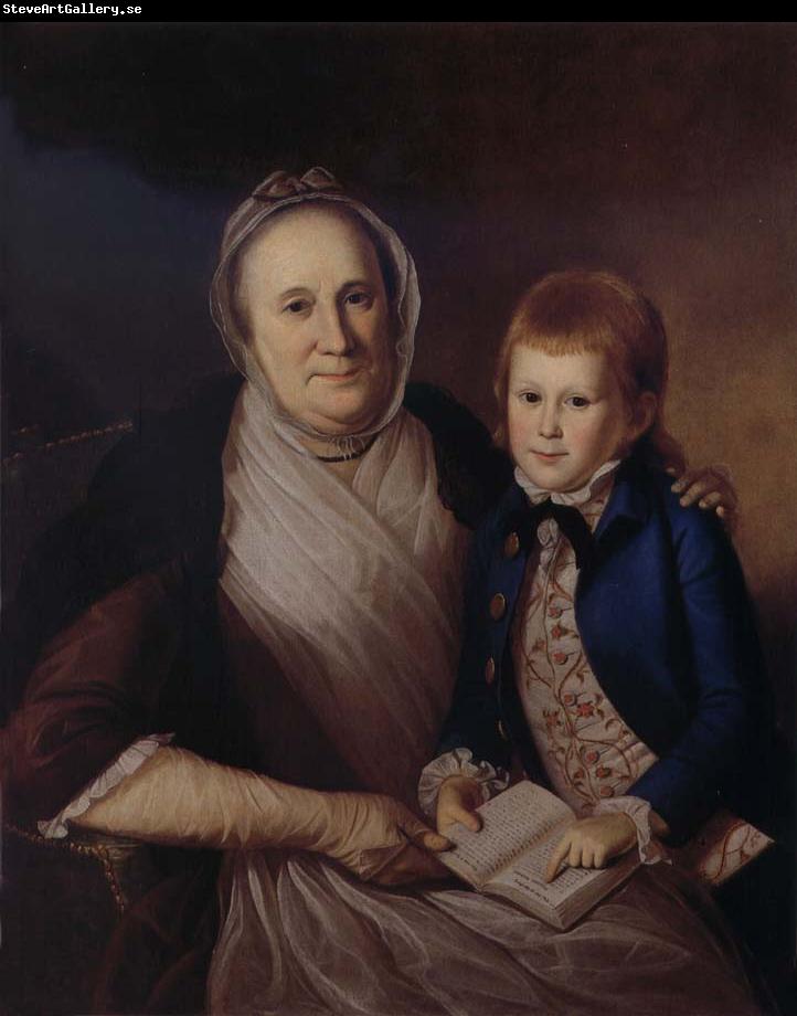Charles Willson Peale Mrs.Fames Smith and Grandson